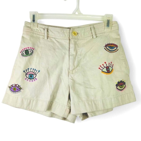 Hand Painted Gap Retro Cut Shorts - Picture 1 of 6
